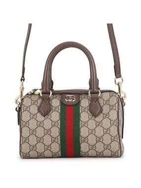 Gucci Ophidia Boston Bag Small GG Supreme 2-Way